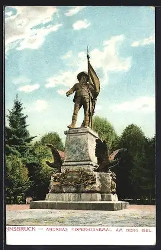 AK Innsbruck, Andreas Hofer-Denkmal am Berg Isel