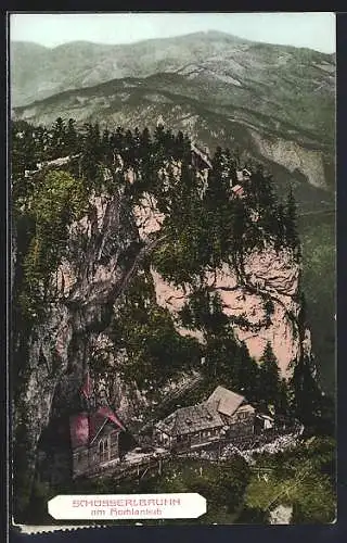 AK Breitenau am Hochlantsch, Schüsserlbrunn aus der Vogelschau