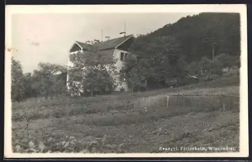 AK Winzendorf /Schneebergbahn, Evangelisches Ferienheim