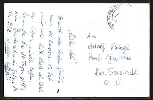 AK Götzendorf a. d. Leitha, Inneres Militärkantine, Soldaten im Panzer, Ortspartie