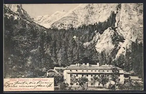 AK Hall /Tirol, Haller Bergwerk und Herrenhäuser