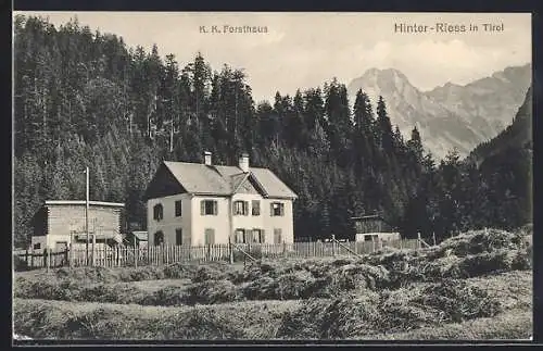 AK Hinterriss in Tirol, K. K. Forsthaus