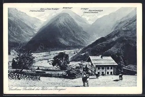 AK Wald im Pinzgau, Gasthaus Rechteck
