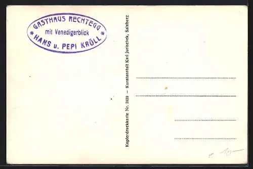 AK Wald im Pinzgau, Gasthaus Rechteck