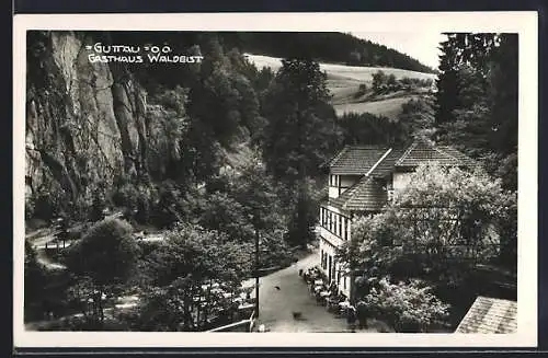 AK Gutau /O. Ö., Gasthaus Waldeist