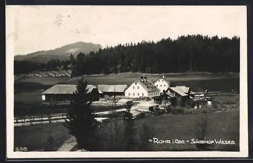 AK Rohr im Gebirge, Sägehof Wieser