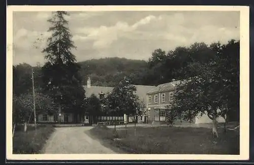 AK Schleinbach a. d. Ostbahn, Waldheim zur Fichte, Gastwirtschaft u. Mühle Svec-Gehlen