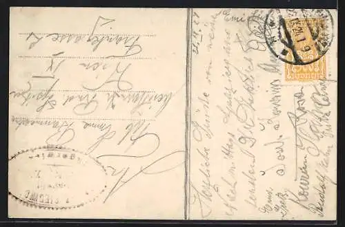 AK Wien, Gasthaus Jägerwiese nächst dem Agnesbründl