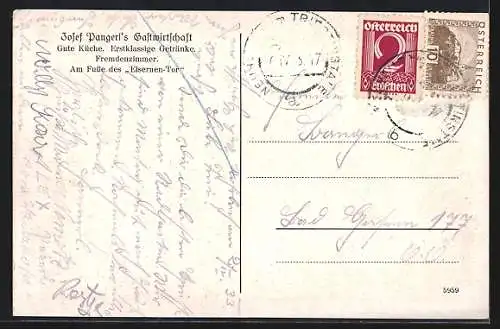 AK Furth an der Triesting, Rohrbach bei Neuhaus, Strassenpartie mit Bäumen