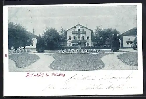 AK Mödling, Hotel Richardshof