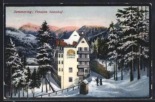 AK Semmering, Pension Sonnhof im Winter