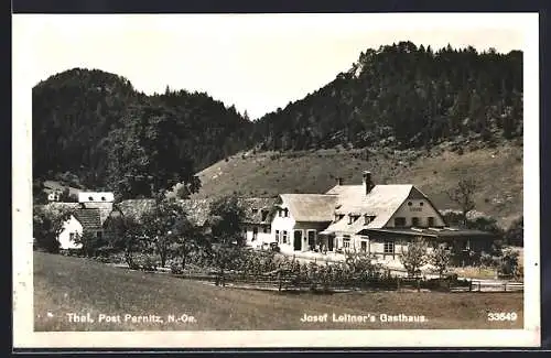 AK Muggendorf /N.-Oe., Thal bei Pernitz, Gasthaus Josef Leitner