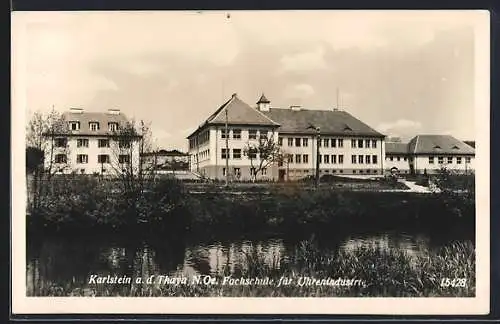 AK Karlstein a.d. Thaya, Fachschule für Uhrenindustrie