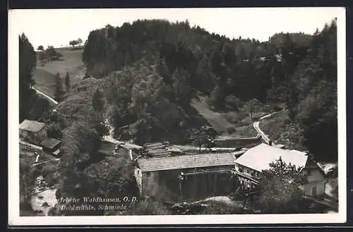 AK Waldhausen /O. D., Doblmühle, Schmiede