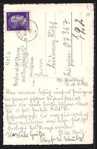 AK Rheydt, Strassenpartie an der Mädchenschule