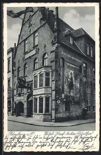 AK Oldenburg / O., Hotel Graf Anton Günther, Hausansicht