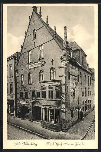 AK Oldenburg / O., Hotel Graf Anton Günther