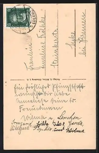 AK Oldenburg / O., Langestrasse mit dem Lappan