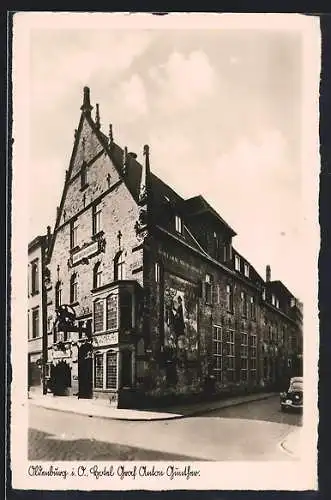 AK Oldenburg i. O., Blick auf Hotel Graf Anton Günther