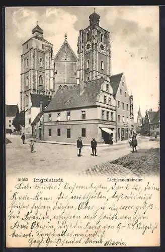AK Ingolstadt, Blick auf die Liebfrauenkirche