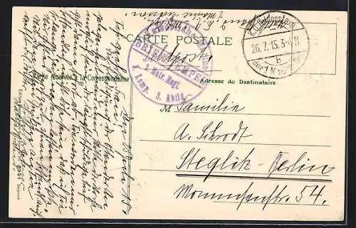 Präge-AK Blankenberghe, Fete enfantine a la plage