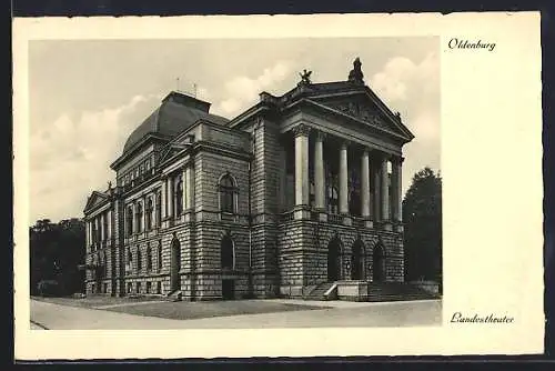 AK Oldenburg / O., Partie am Landestheater
