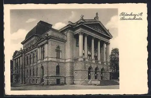 AK Oldenburg i. O., Blick auf das Landestheater