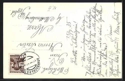 AK Rohrbach a. d. Gölsen, Ortsansicht mit Fernblick aus der Vogelschau