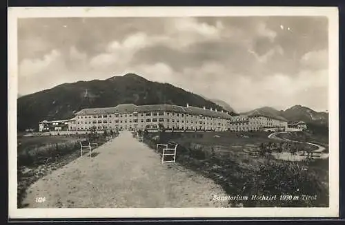 AK Hochzirl, Blick auf das Sanatorium