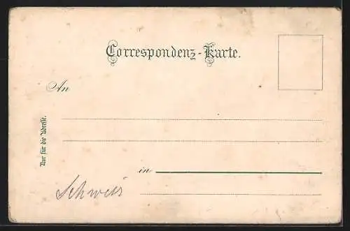 AK Münster i. Tirol, Ortsansicht mit Feldern u. Gebirgspanorama