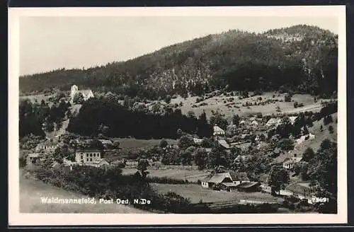 AK Waidmannsfeld /Oed, Gesamtansicht aus der Vogelschau