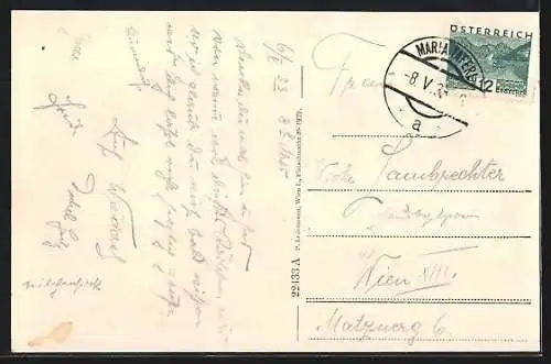 AK Marbach a. d. Donau, Dampfer am Ufer der Ortschaft