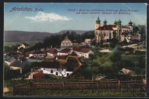 AK Artstetten, Schloss und Gruft des Erzherzog Ferdining und seiner Gemahlin Herzog von Hohenberg