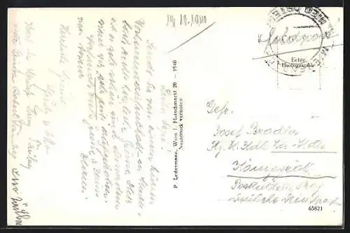 AK Scheuchenstein, Blick gegen Schneeberg