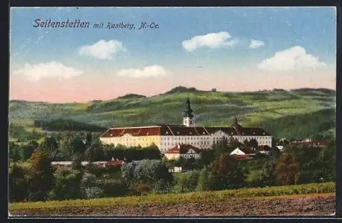 AK Seitenstetten /N.-Oe., Teilansicht mit Rastberg