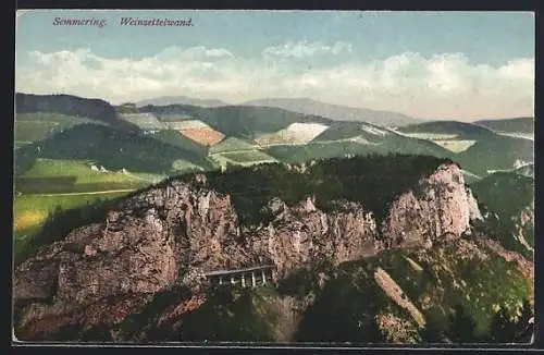 AK Semmering, Blick auf die Weinzettelwand