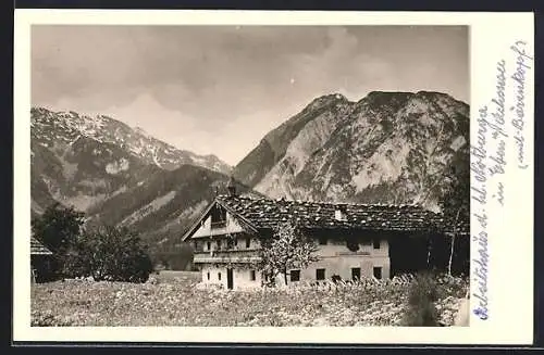 AK Eben a. Achensee, Gasthaus mit Bärenkopf