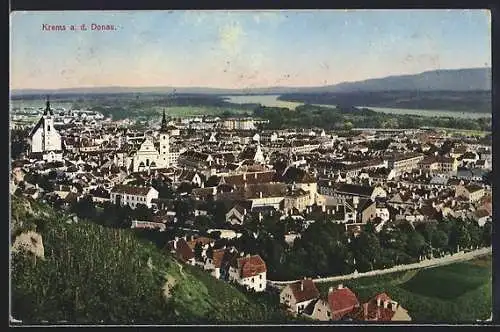 AK Krems a. d. Donau, Ortsansicht bei Tag