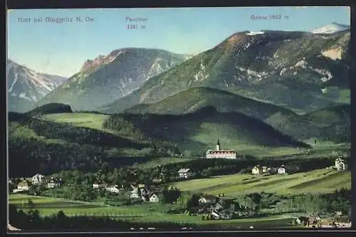 AK Gloggnitz /N.-Oe., Hart mit Feuchter und Gahns