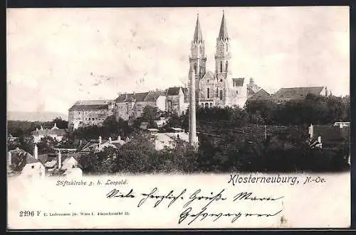 AK Klosterneuburg /N.-Oe., Stiftskirche z. h. Leopold