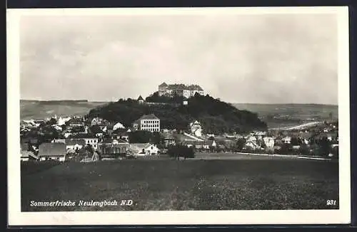 AK Neulengbach /N. D., Ortsansicht vom Feld aus