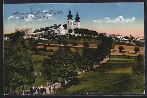AK Maria-Taferl /N.-Oe., Wallfahrtskirche Maria-Taferl