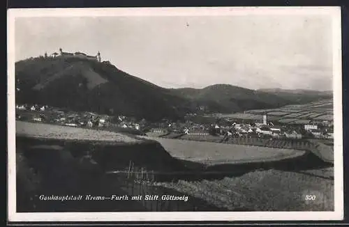 AK Furth, Ortsansicht mit Stift Göttweig