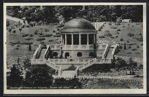 AK Baden bei Wien, Beethoven-Tempel im Kurpark