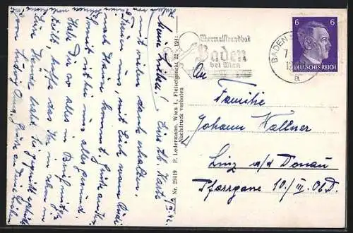 AK Baden bei Wien, Beethoven-Tempel im Kurpark