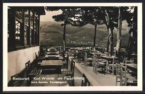 AK Perchtoldsdorf, Restaurant Winkler am Parapluiberg