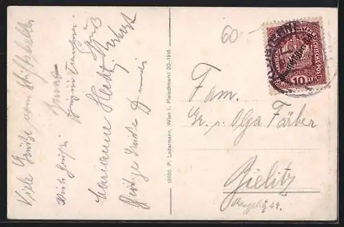 AK Klosterneuburg, Chorherrenstift mit Grünanlage