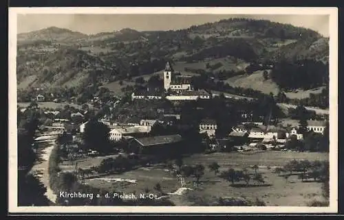 AK Kirchberg a. d. Pielach, Die Ortschaft mit exponierter Kirche