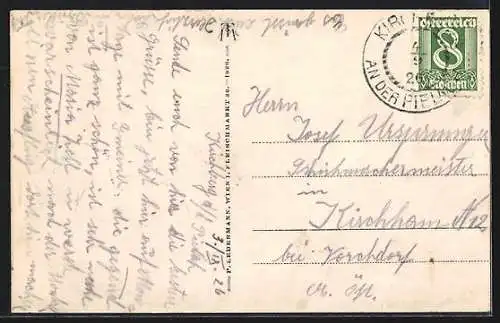 AK Kirchberg a. d. Pielach, Die Ortschaft mit exponierter Kirche