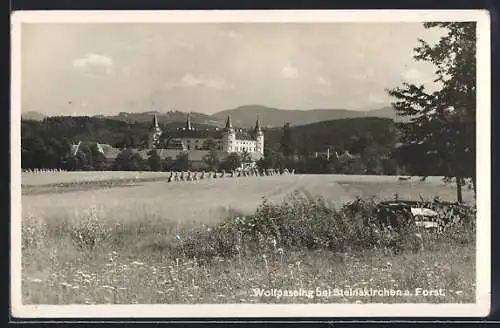 AK Wolfpassing, Teilansicht mit Bergen